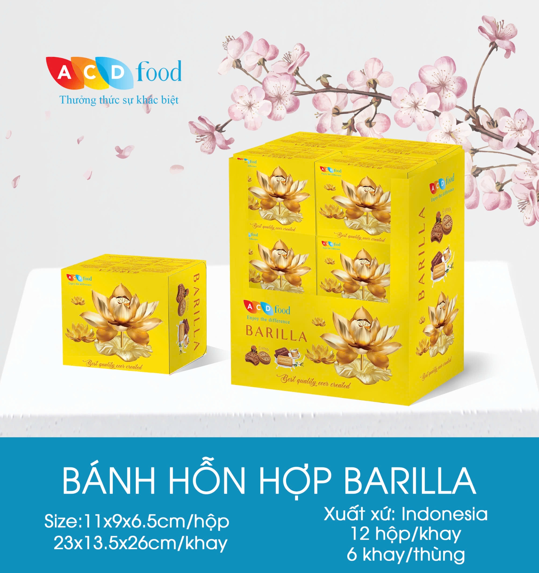 Bánh quy mix vị Barilla 50g