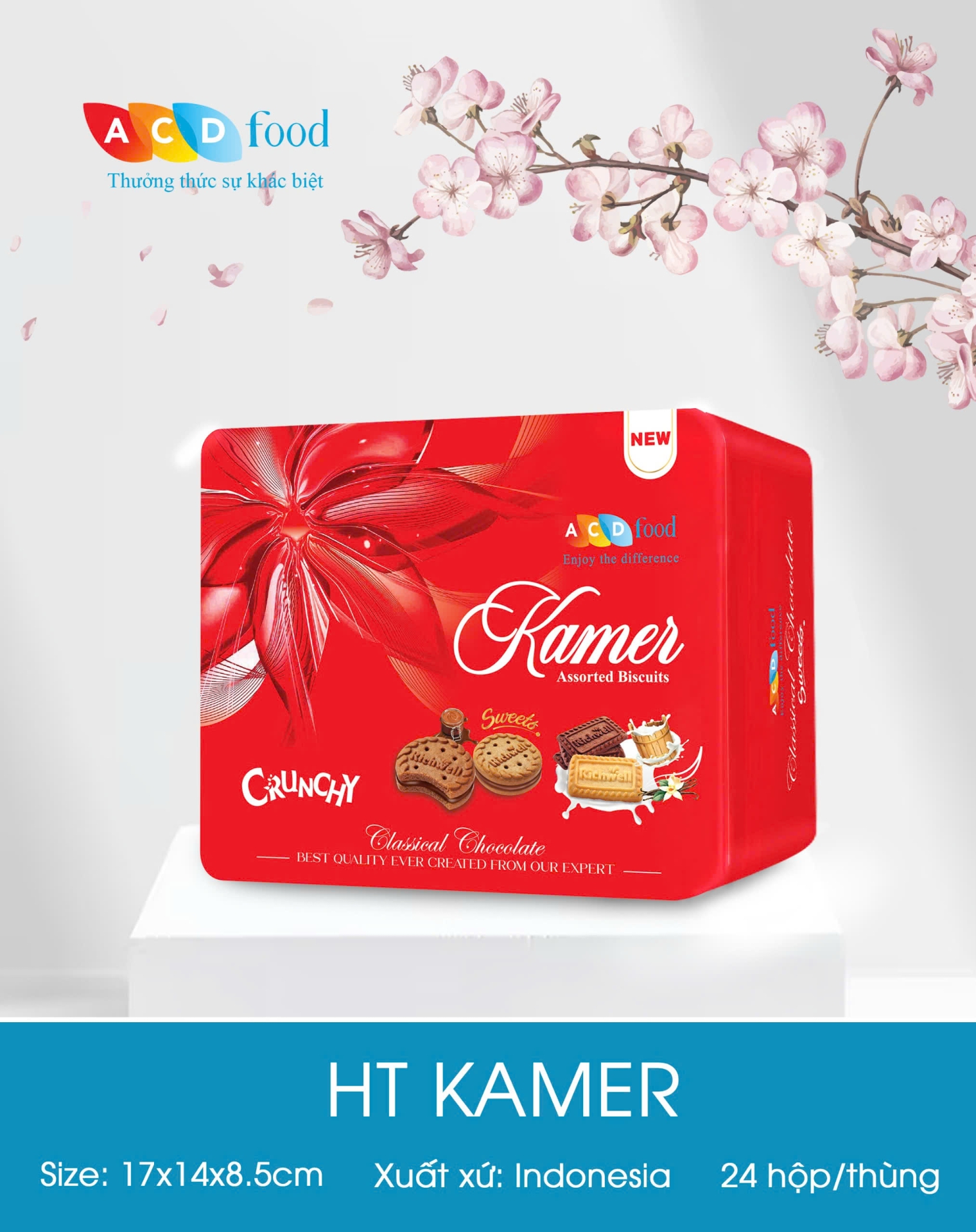 Bánh quy hộp thiếc Kamer 170g
