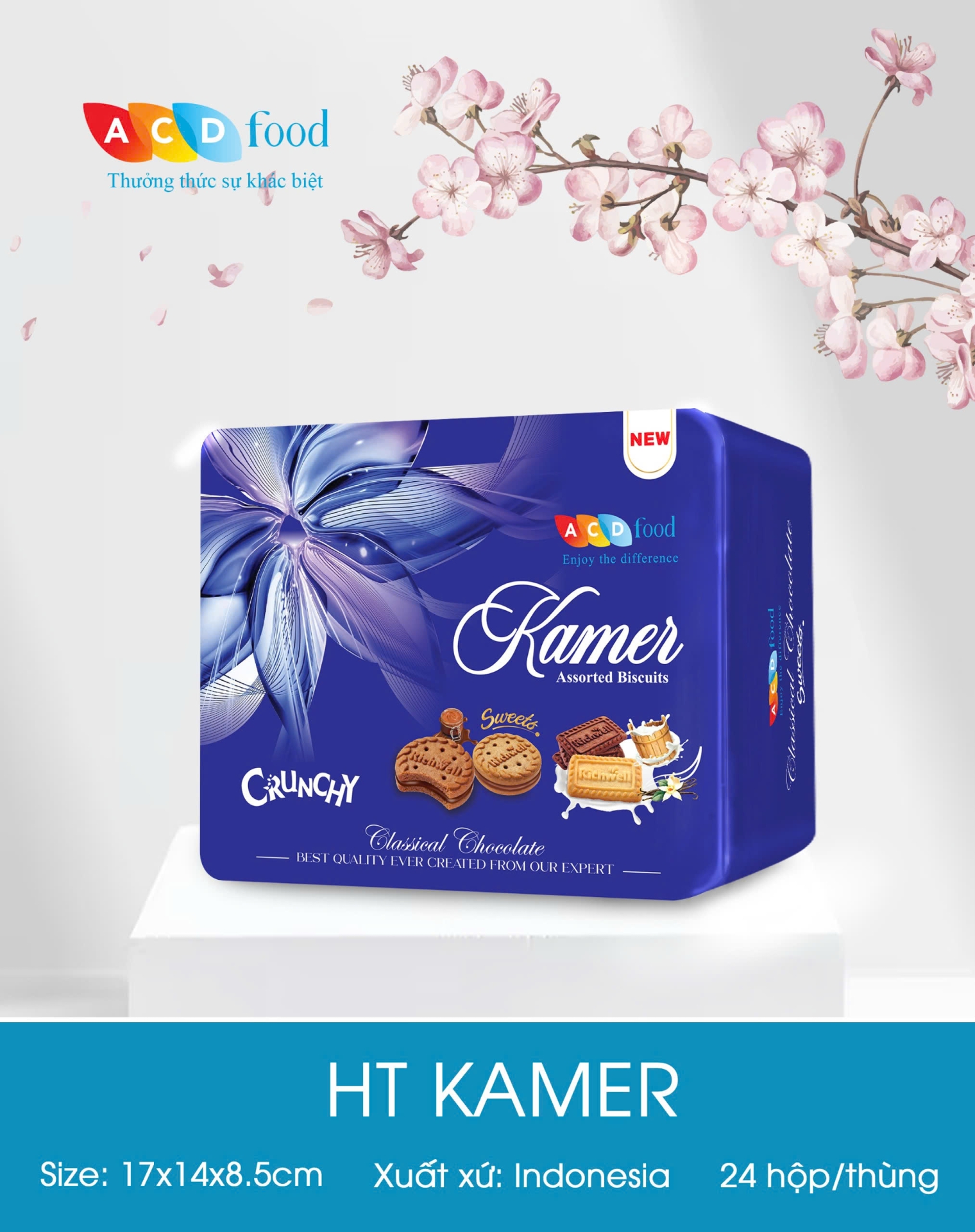 Bánh quy hộp thiếc Kamer 170g