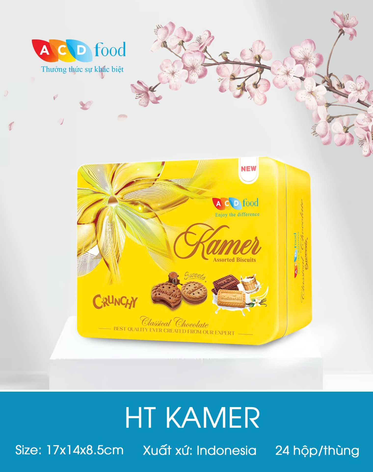 Bánh quy hộp thiếc Kamer 170g