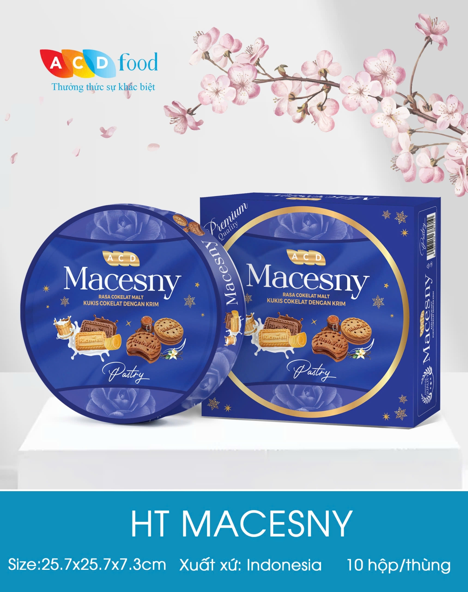 Bánh quy hộp thiếc Macesny 310g