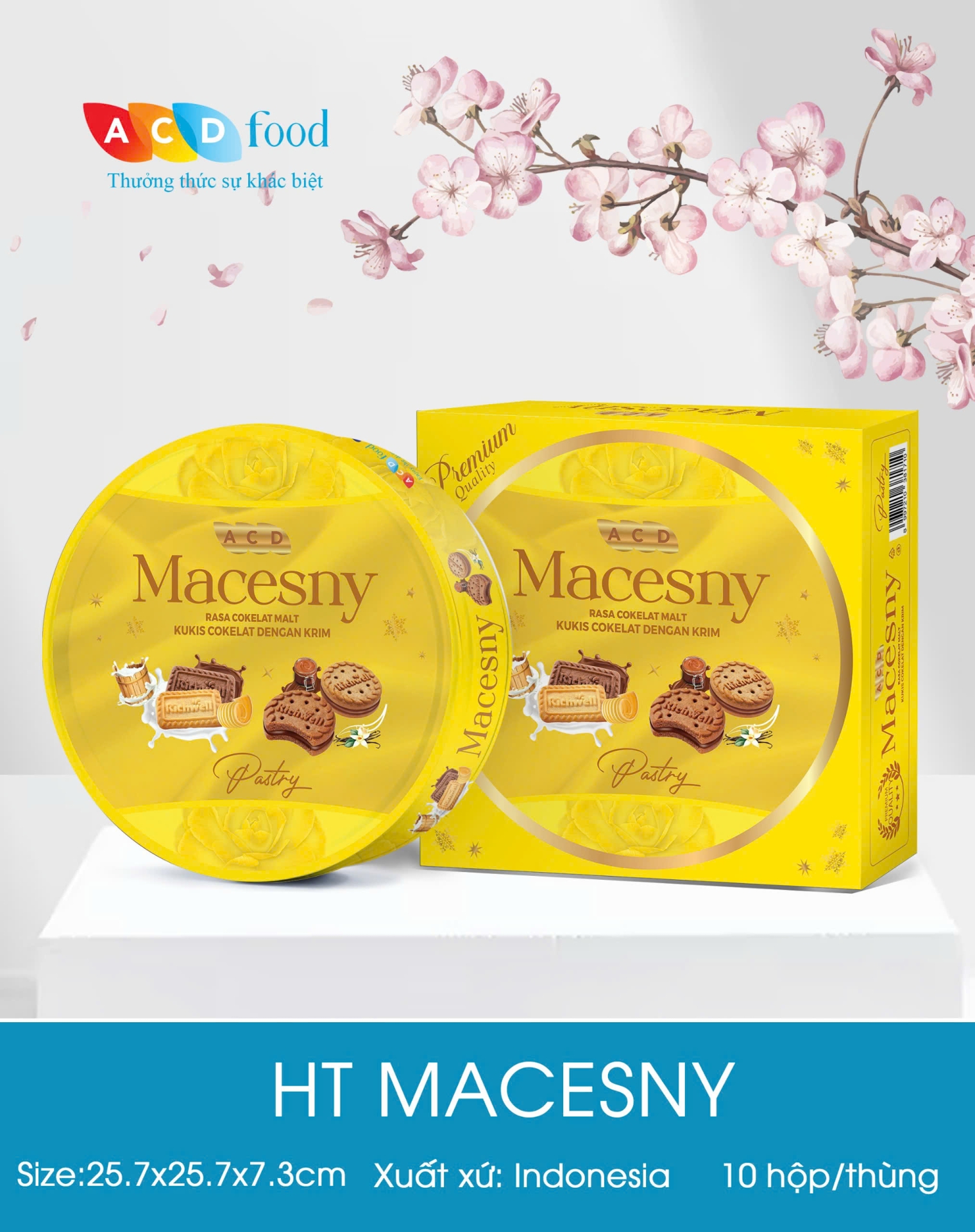 Bánh quy hộp thiếc Macesny 310g