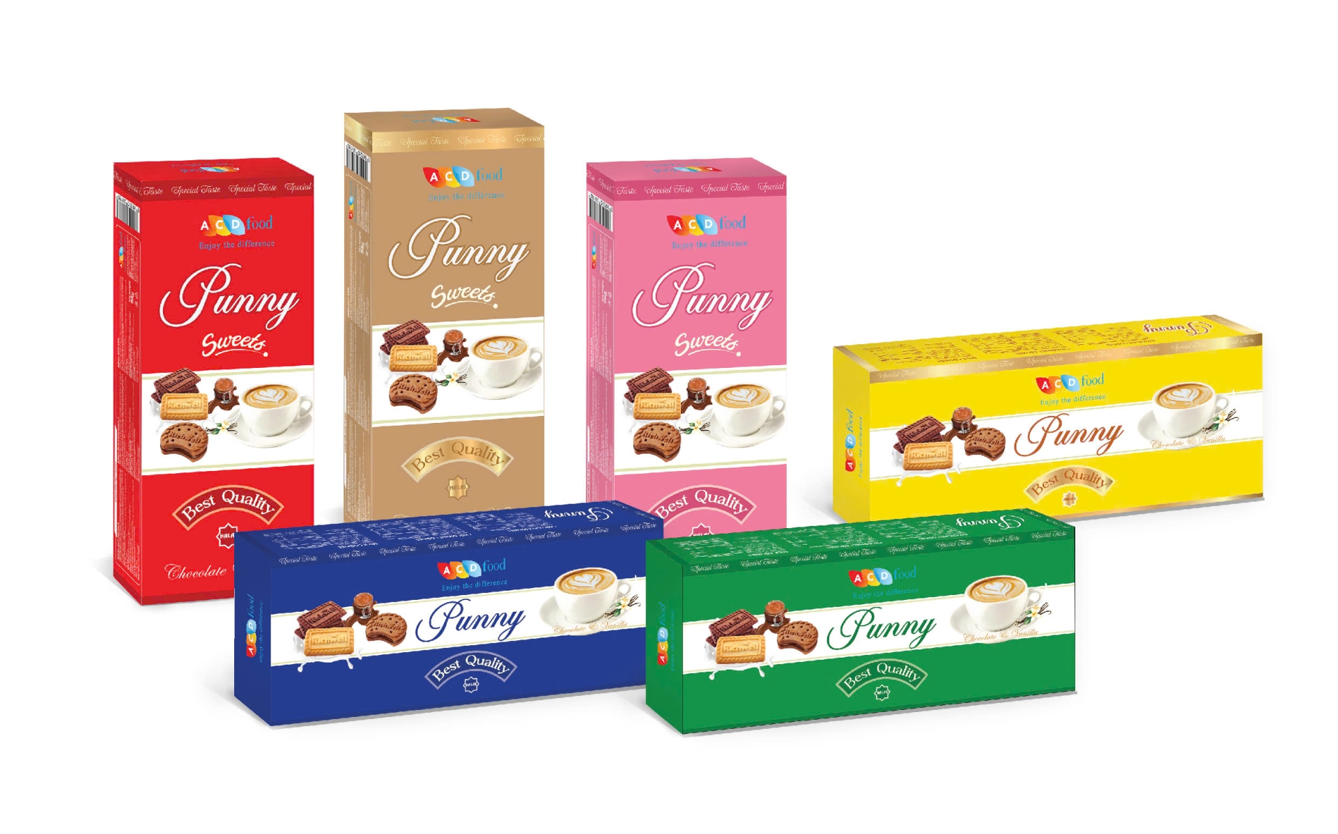 Bánh quy hỗn hợp Punny 96g
