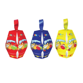 Dropmax fruit hard candy paper box 100g