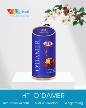 Socola hộp thiếc ống vát  O'damer 136g