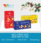 Kẹo cứng hoa quả mix vị 70g
