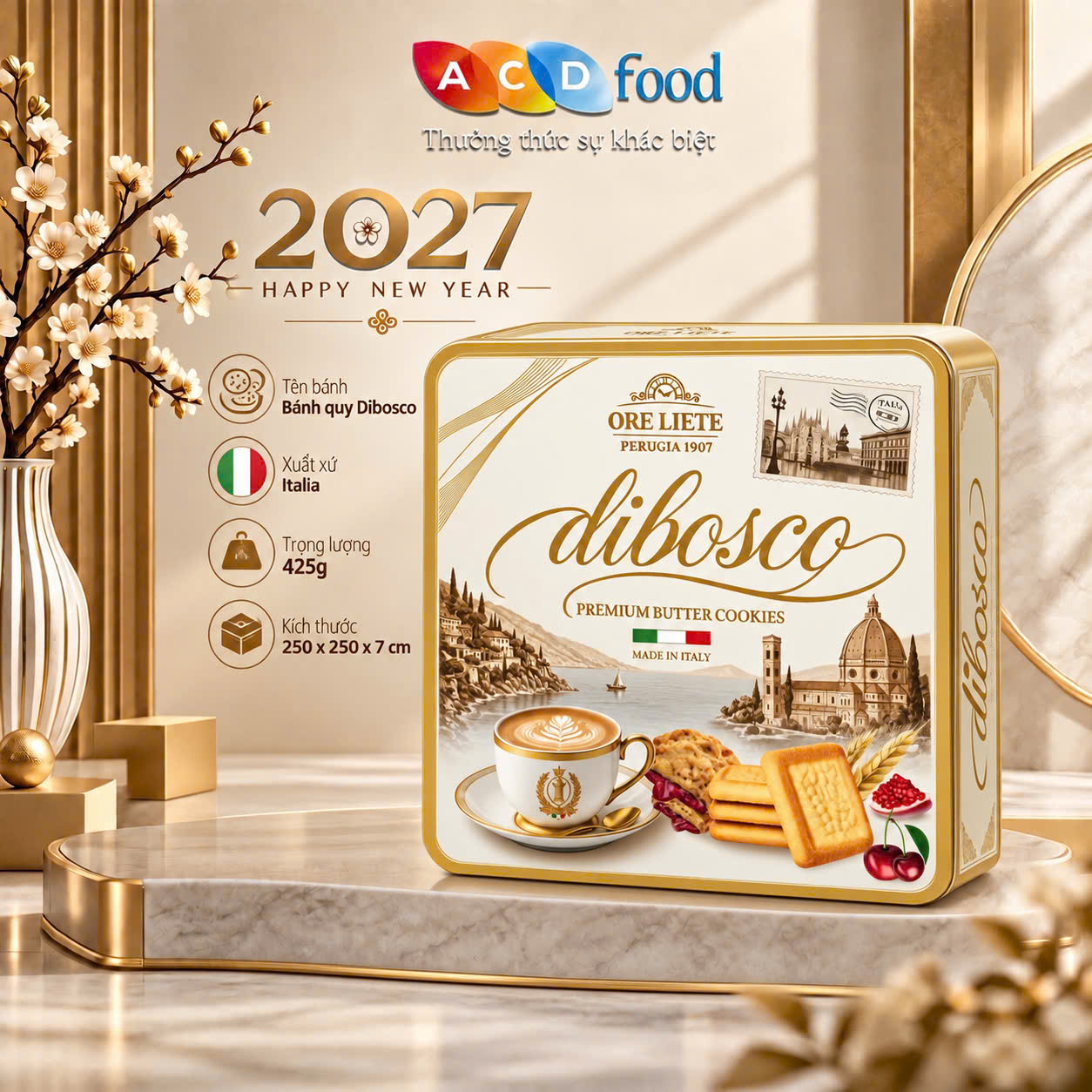 Bánh quy hỗn hợp Dibosco 425g*8