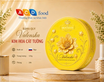 Bánh quy Valenska kem bơ 125g*24