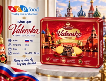 Bánh quy hỗn hợp Valenska 425g*8  - Hộp thiếc