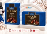 Kẹo socola sữa Magic nhân kem vị hỗn hợp 108g*36 - Hộp giấy (Đỏ, Vàng, Xanh)