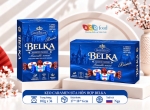 Kẹo Caramen sữa hỗn hợp Belka 102g*36 - Hộp giấy vuông (Đỏ, Vàng, Xanh)