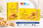 Bánh quy bơ Paradier 85g*36 - Hộp giấy ngắn (Đỏ, Vàng, Xanh)