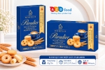 Bánh quy bơ Paradier 85g*36 - Hộp giấy ngắn (Đỏ, Vàng, Xanh)