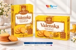 Bánh quy Valenska kem bơ 105g*36 - Hộp giấy ngắn (Đỏ, Vàng, Xanh)