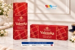 Bánh quy Valenska kem bơ 85g*36 - Hộp giấy dài (Đỏ, Vàng, Xanh)