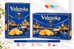 Bánh quy Valenska kem bơ 252g*12 - Hộp giấy (Đỏ, Vàng, Xanh)