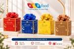 Kẹo socola sữa Magic nhân kem vị hỗn hợp 125g*24 - Hộp giấy nơ to (Đỏ, Vàng, Xanh, Gold)